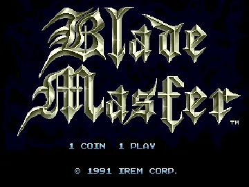 Blade Master (World) screen shot title